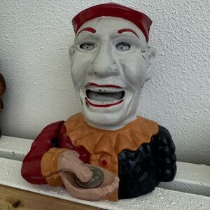 Vintage Humpty Dumpty Clown Coin Bank